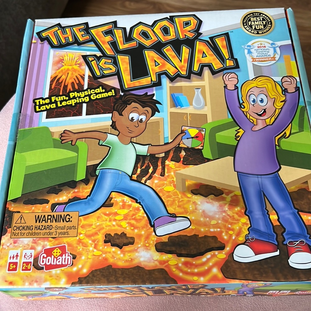 The floor is lava kids game